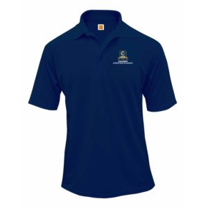 Unisex Youth Short Sleeve Dri Fit Polo - YL, Navy