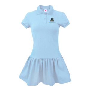 Girls Polo Dress YXXXS-YXL - YXS, Light Blue
