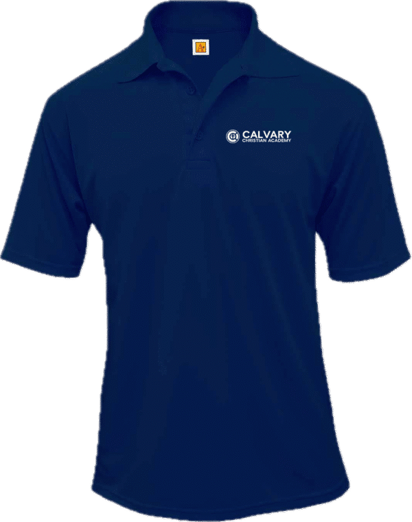 Unisex Youth Short Sleeve Dri Fit Polo - YM, Navy